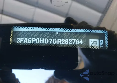 2016 Ford Fusion Se из США, поврежденный, VIN 3FA6P0HD7GR282764